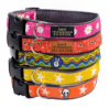Decorative adjustable hemp dog collar – handmade, hypoallergenic, and eco-friendly by Earthdog