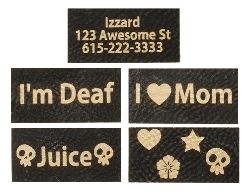 Custom engraved hemp dog collar with name tag – colorful and sustainable design