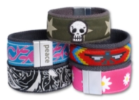 Collection of handcrafted hemp bracelets in 23 colorful patterns, eco-friendly accessories