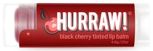 hurray vegan black cherry tinted lip balm