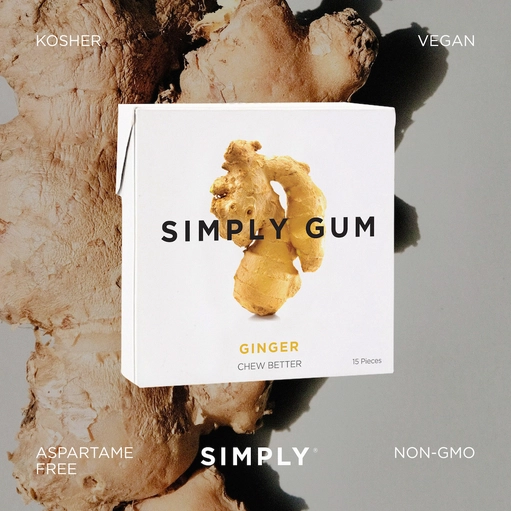 simply gum vegan gum & mints are available now in kym's vegan market